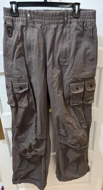E16 Black Tailor Cargo Pants Men’s Size 32 Grey – Pre‑Owned
